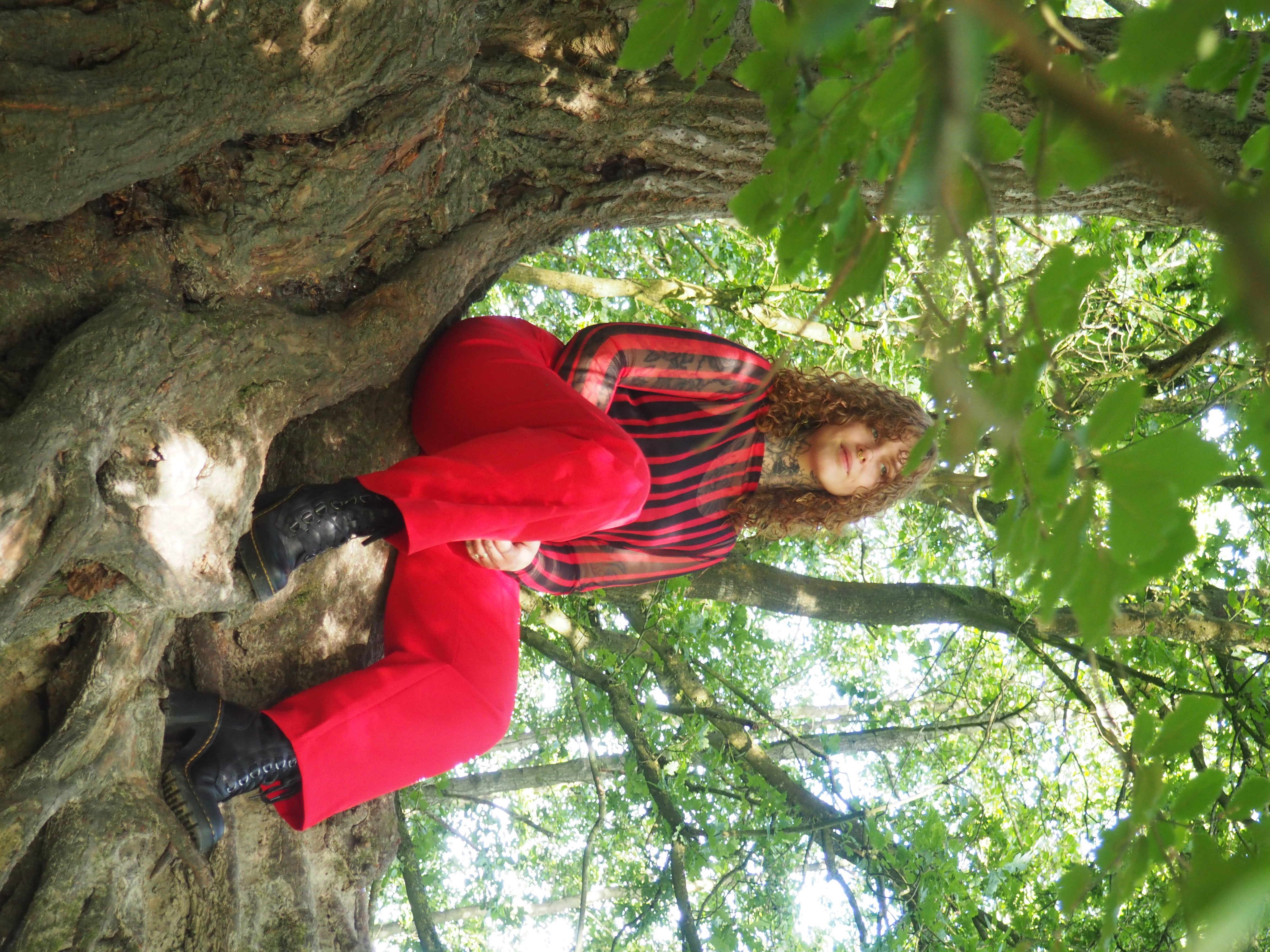 Bodhi tussen de bomen